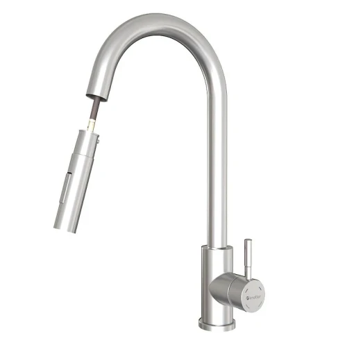 Смеситель для кухни Knotlor Streamline SS-09 цвет Матовая сталь
