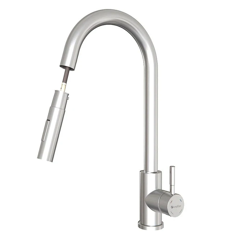 Смеситель для кухни Knotlor Streamline SS-09 цвет Матовая сталь