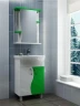 Тумба с раковиной Vigo Alessandro 55 tn.ALE.UYU.55.2D зел-com цвет Белый Зеленый