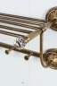 Полка для полотенец Art&Max Barocco Crystal AM-2032-Br-C Бронза