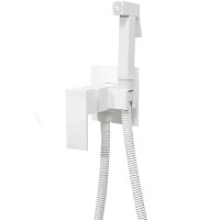 Гигиенический душ со смесителем Boch Mann Resia W CK-P11W BM10415 Белый матовый латунь встраиваемый