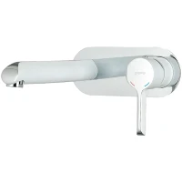 Смеситель для раковины Gappo G03-8 G1003-28 Белый Хром латунь встраиваемый