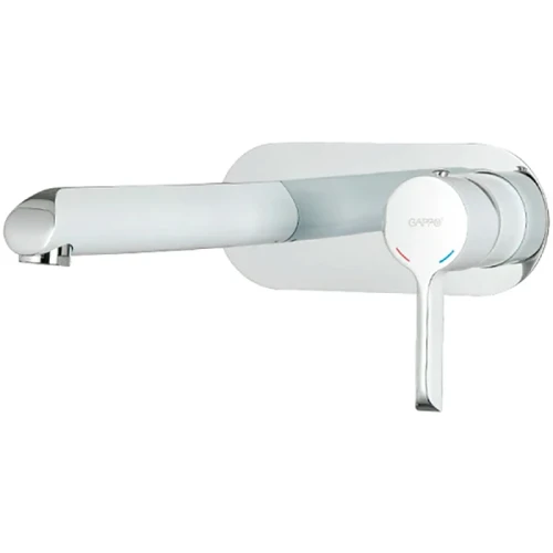 Смеситель для раковины Gappo G03-8 G1003-28 Белый Хром латунь встраиваемый