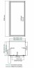 Душевой уголок WasserKRAFT Salm 80x80 27I02 профиль Хром стекло прозрачное