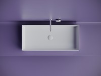 Раковина-чаша Ceramicanova Element 80 CN6072 Белая фарфор накладная