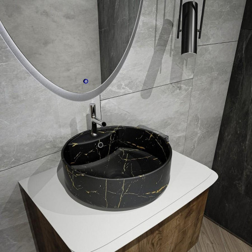 Раковина-чаша Maretti Elena 40 EA13NS44-560MR цвет Черный мрамор