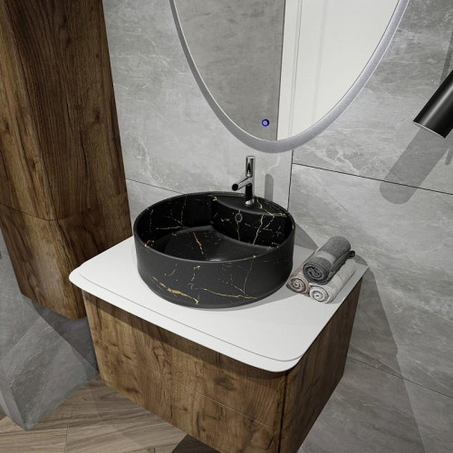 Раковина-чаша Maretti Elena 40 EA13NS44-560MR цвет Черный мрамор