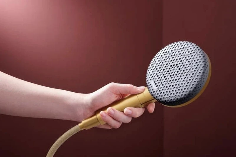 Душевой гарнитур Hansgrohe Alive Select S 24602140 цвет Шлифованная бронза