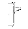Душевой гарнитур Hansgrohe Alive Select S 24602140 цвет Шлифованная бронза