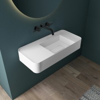 Смеситель для раковины Vincea Groove VBFW-4G1MB Черный матовый латунь встраиваемый