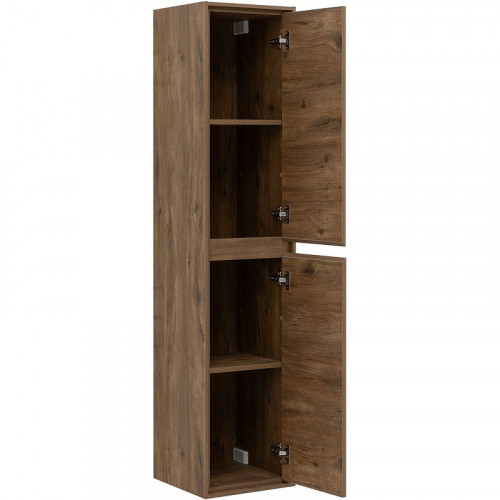 Шкаф пенал Aquanet Милан 35 336388 подвесной Дуб рустикальный МДФ / ЛДСП