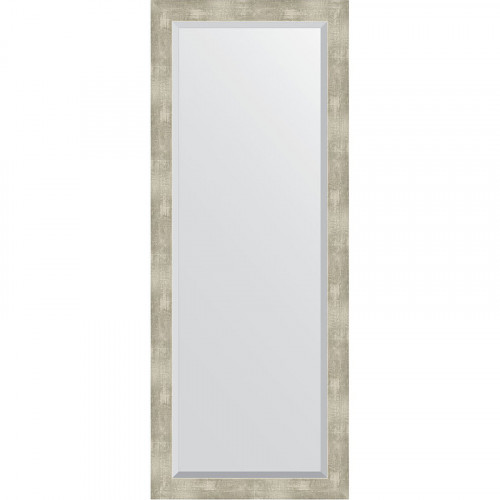 Зеркало Evoform Exclusive 141х56 BY 1169 с фацетом в багетной раме - Алюминий 61 мм стекло
