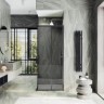 Душевой уголок Maybah Glass MGY-1334-6 1000x1000x1950 раздвижной профиль Черный стекло графитовое