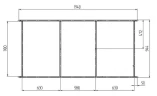 Каркас для ванны Marka One 200x100 03пу2010 Черный