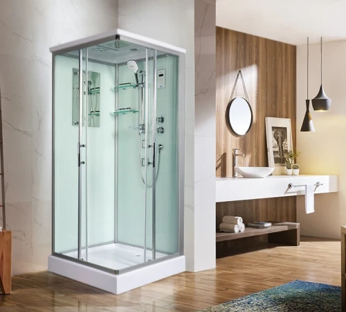 Душевая кабина WeltWasser WW500 Laine 904 90x90 10000003268 профиль Хром стекло прозрачное