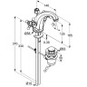 Смеситель для раковины Kludi Adlon 510104520