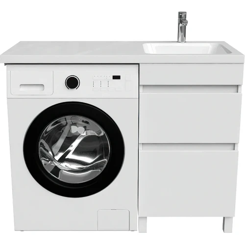 Тумба с раковиной Iddis Optima Home 110 R OPH11RBi95K Белый МДФ / ЛДСП