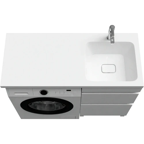 Тумба с раковиной Iddis Optima Home 110 R OPH11RBi95K Белый МДФ / ЛДСП