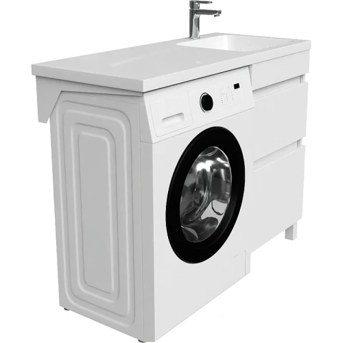 Тумба с раковиной Iddis Optima Home 110 R OPH11RBi95K Белый МДФ / ЛДСП