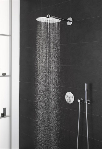 Верхний душ Grohe Rainshower SmartActive 26475LS0 Хром Белая луна