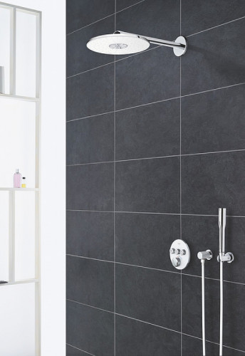 Верхний душ Grohe Rainshower SmartActive 26475LS0 Хром Белая луна