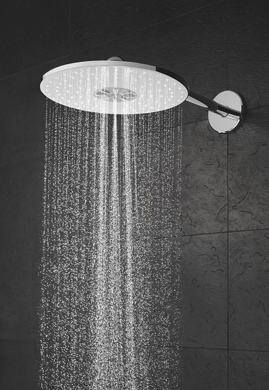 Верхний душ Grohe Rainshower SmartActive 26475LS0 Хром Белая луна