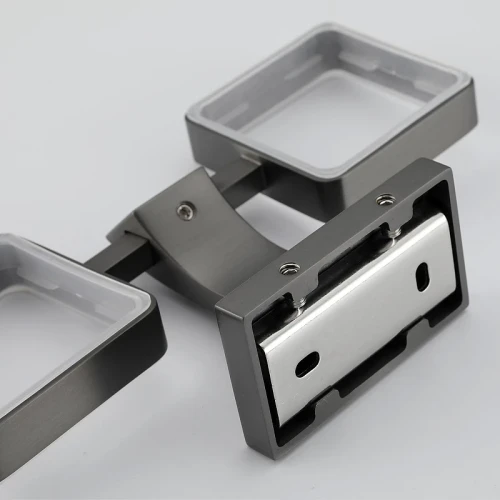 Стакан для зубных щеток Gappo G0708-9 двойной цвет Оружейная сталь