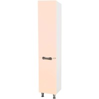 Шкаф пенал Bellezza Лагуна 35 L 4622107002075 Бежевый Белый МДФ / ЛДСП