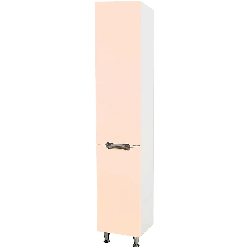 Шкаф пенал Bellezza Лагуна 35 L 4622107002075 Бежевый Белый МДФ / ЛДСП