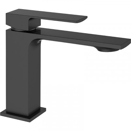 Смеситель для раковины Orange Lutz M04-021b Черный латунь