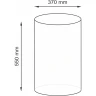Корзина для белья WasserKRAFT Lossa WB-811 Белая