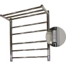 Электрический полотенцесушитель Melodia della vita Shelf Electro 50х60 П5 MTRSHE5060 с полкой Полированная сталь