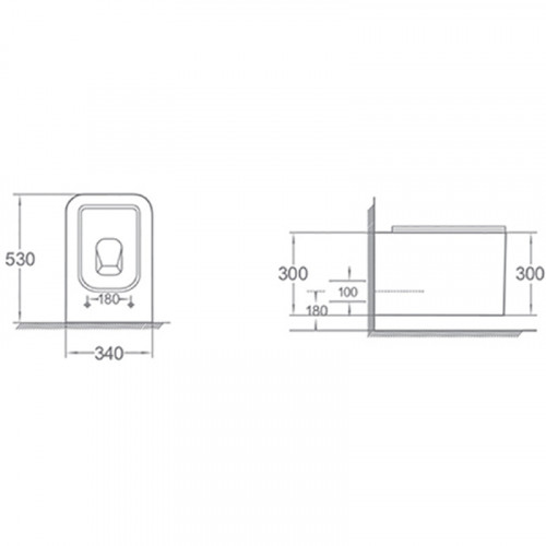 Унитаз биде Boheme Mane 970-SET-2-B подвесной Черный матовый с сиденьем Микролифт фарфор подвесной