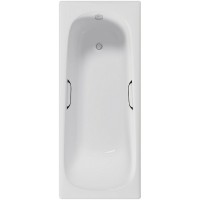 Чугунная ванна Delice Continental Limited Edition 165x70 DLR230644R с отверстиями под ручки без антискользящего покрытия