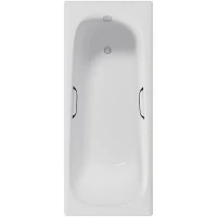 Чугунная ванна Delice Continental Limited Edition 165x70 DLR230644R с отверстиями под ручки без антискользящего покрытия