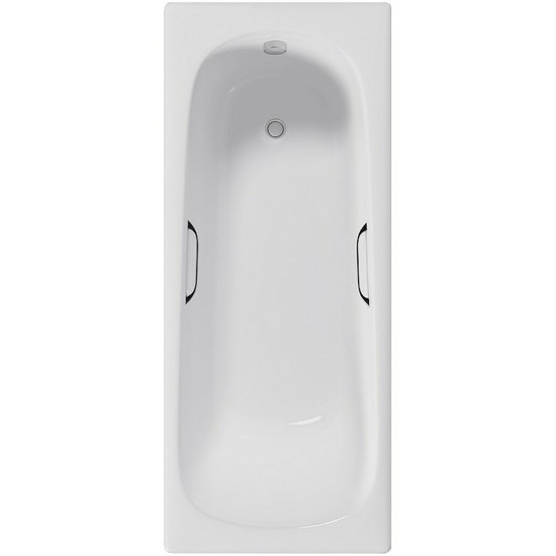 Чугунная ванна Delice Continental Limited Edition 165x70 DLR230644R с отверстиями под ручки без антискользящего покрытия
