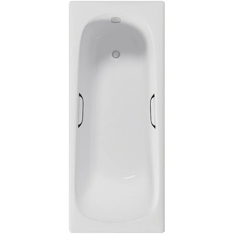 Чугунная ванна Delice Continental Limited Edition 165x70 DLR230644R с отверстиями под ручки без антискользящего покрытия