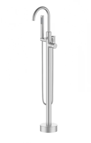 Смеситель для ванны Wonzon & Woghand Stick WW-88649017-BN цвет Брашированный никель