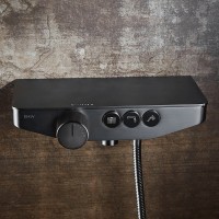 Душевая система Black&amp;White Universe U7785GM 7785GM Gun Metal латунь на стену