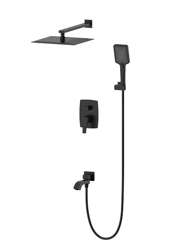 Душевая система Wonzon & Woghand Flex WW-88939072-MB цвет Черный матовый