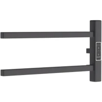 Электрический полотенцесушитель Melodia della vita Drumsticks Quadro Ferrum 40х18 П2 MTRDQF4018bk Черный