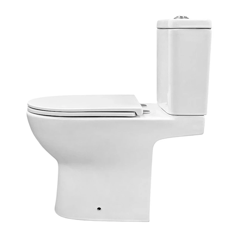 Унитаз-компакт Azario Бетти AZ-2802-S цвет Белый с бачком и сиденьем Микролифт