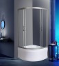 Душевой уголок WeltWasser WW500 С 80х80 10000012444 профиль Хром стекло прозрачное