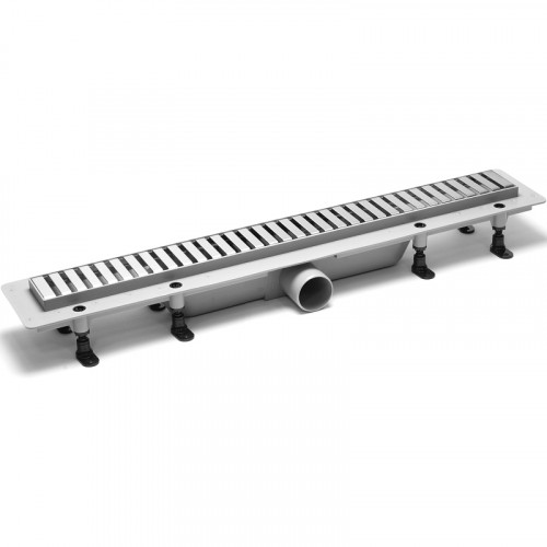 Душевой лоток PlastBrno Design 3 75 SZA3750 с решеткой Хром