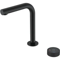 Смеситель для раковины Boheme Tech 158-B Черный матовый латунь