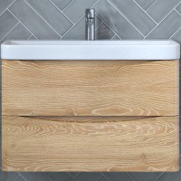 Тумба под раковину Velvex Clay 80 tp.CLA.9595.80.2Y подвесная Дуб верона