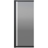 Шторка на ванну Berges River S Slider Black 98х145 065018 профиль Черный матовый стекло тонированное