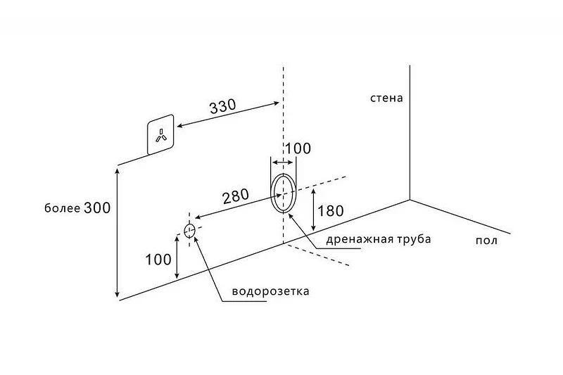 Комплект унитаза биде с инсталляцией Abber Bequem AC1119S-AC0101P цвет Белый с сиденьем Микролифт