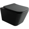 Унитаз Ceramicanova Metric CN3007MB подвесной Черный матовый с сиденьем Микролифт фарфор подвесной