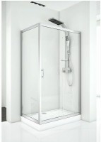 Душевой уголок Aquanet Alfa NAA1131 160х80 273606 профиль Хром стекло прозрачное